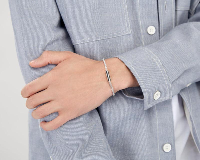 Le Gramme Bracelet Câble Sur Chaîne Le 11g