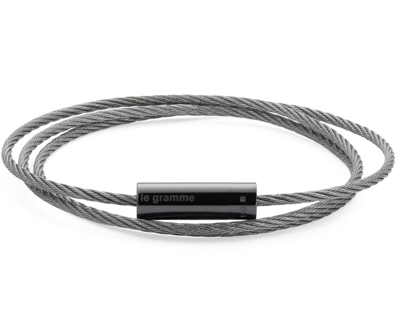 le gramme bracelet câble triple tour le 11g