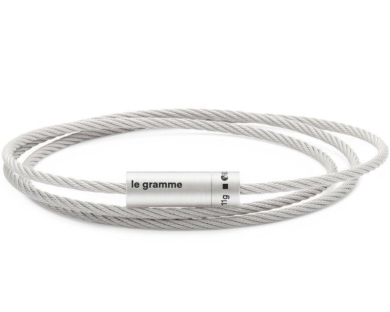 le gramme bracelet câble triple tour le 11g