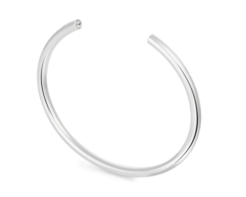 Le Gramme Bracelet Jonc Le 15g Serti Diamants