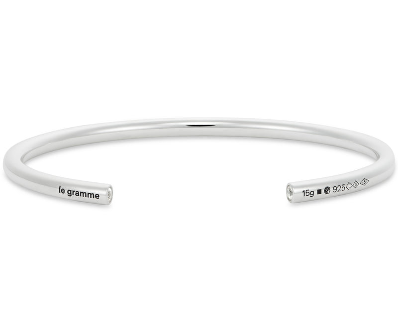 le gramme bracelet jonc le 15g serti diamants