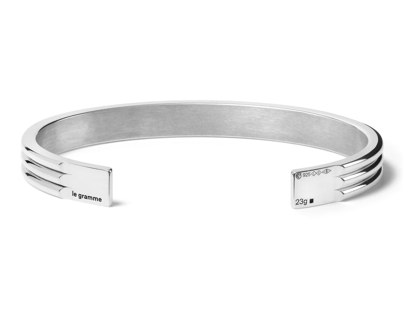 Le Gramme Bracelet Ruban Godron Le 30g