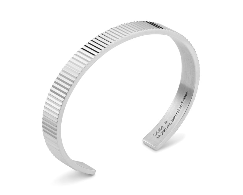 Le Gramme Bracelet Ruban Guilloché Le 23g