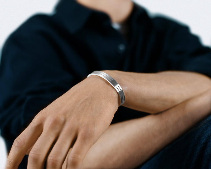 Le Gramme Bracelet Ruban Perforé Le 19g