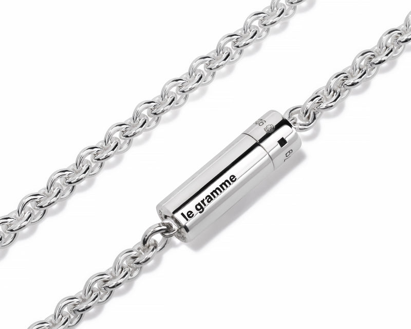 Le Gramme Collier Câble Sur Chaîne Le 27g