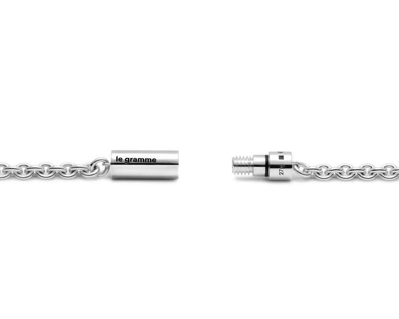 Le Gramme Collier Câble Sur Chaîne Le 27g