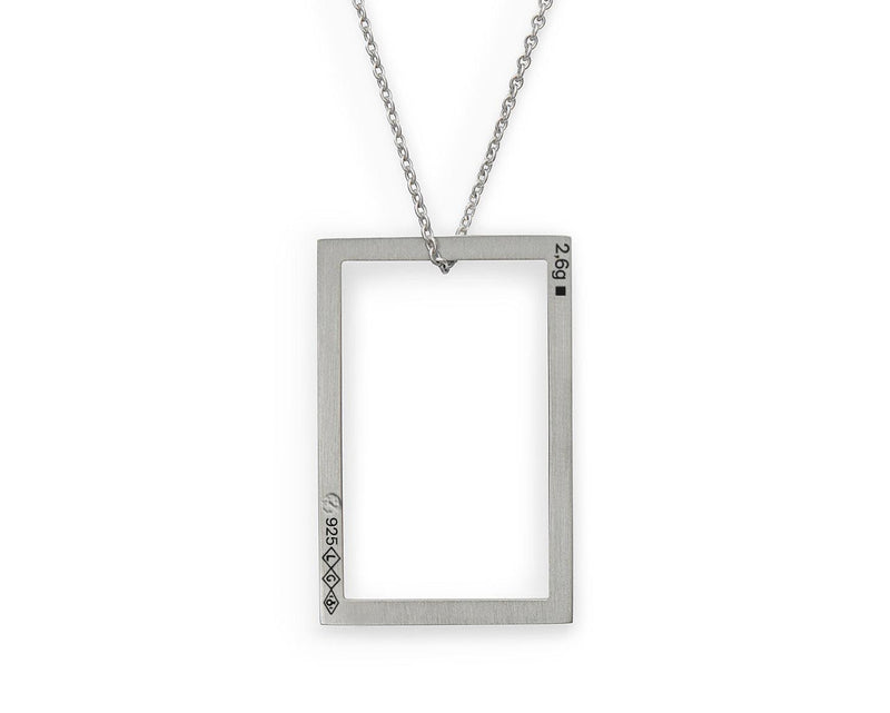 Le Gramme Collier Rectangle Le 2 6g