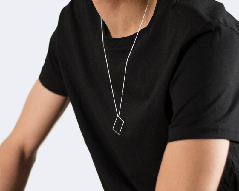 Le Gramme Collier Rectangle Le 2 6g