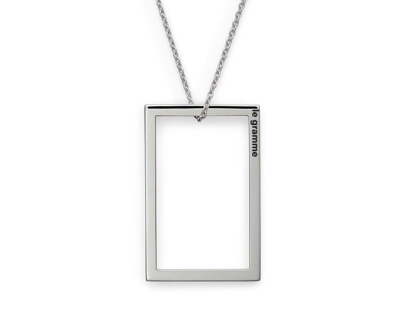 le gramme collier rectangle le 2 6g