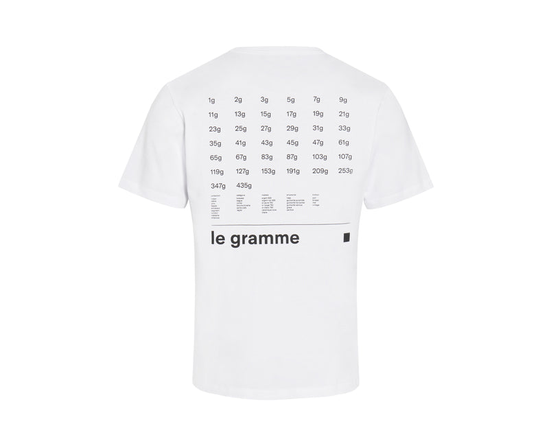 Le Gramme T-shirt Blanc Le 240g