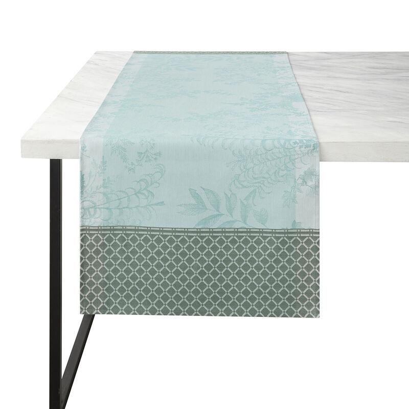 Le Jacquard Français Chemin De Table Jardin D'Eden Coton