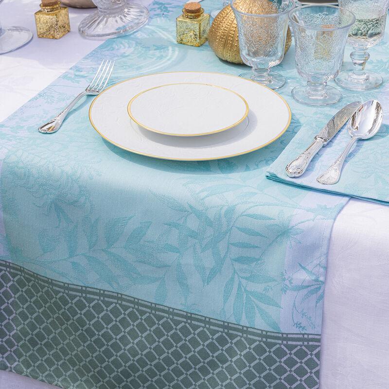 Le Jacquard Français Chemin De Table Jardin D'Eden Coton