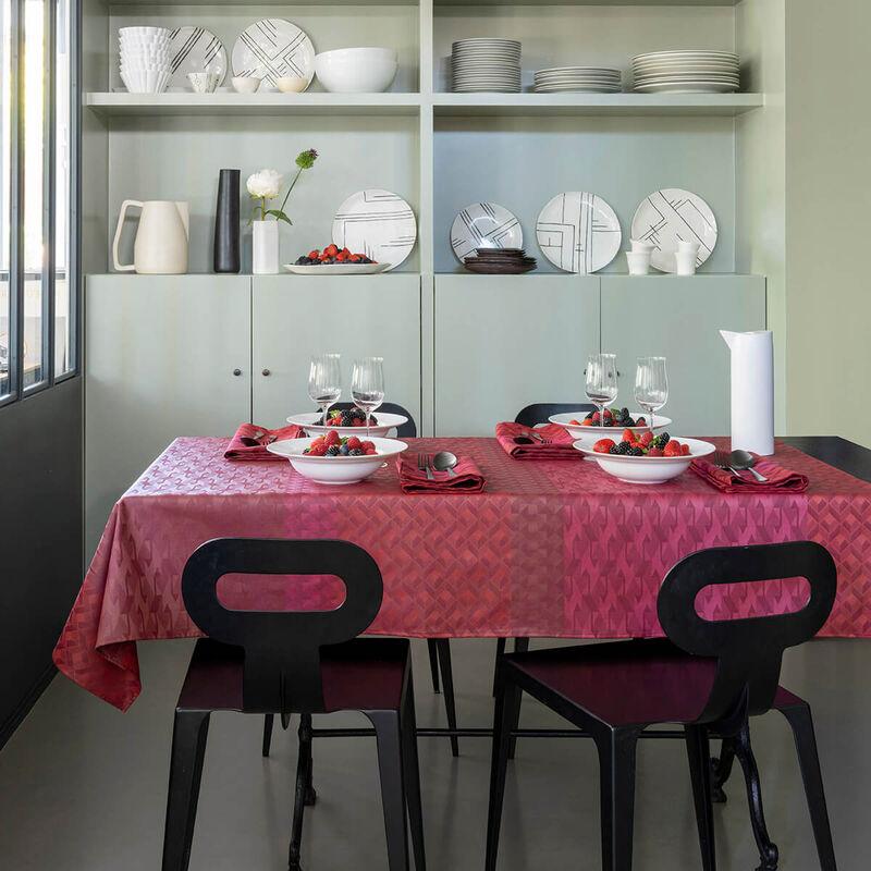 le jacquard français Nappe Caractère coton enduit