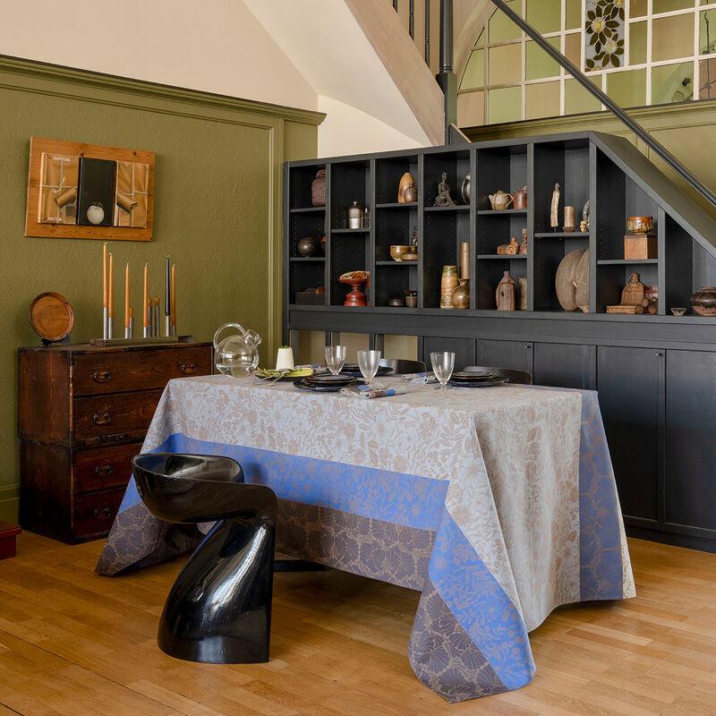le jacquard français Nappe enduite Cottage Coton