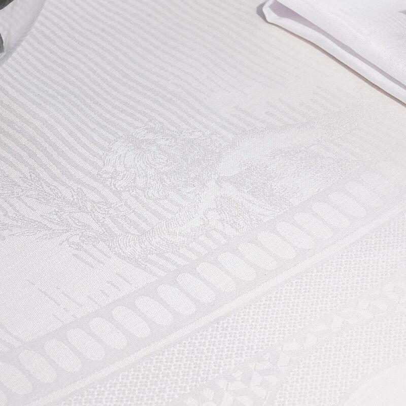 Le Jacquard Français Nappe Évasion Céleste Lin