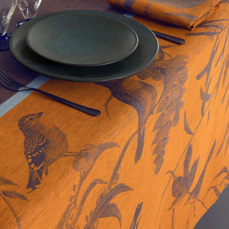 Le Jacquard Français Nappe Volière Lin