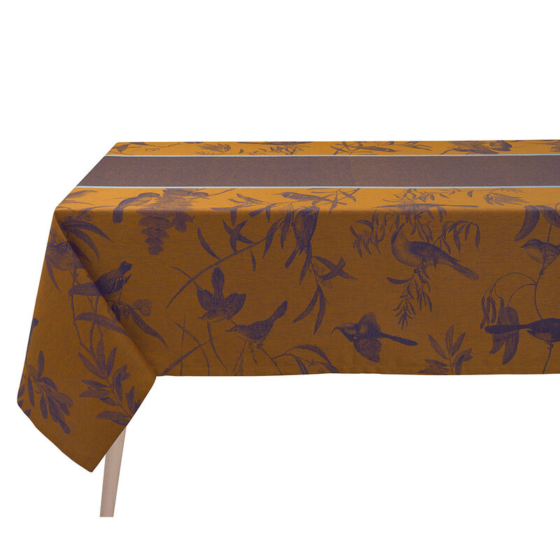Le Jacquard Français Nappe Volière Lin