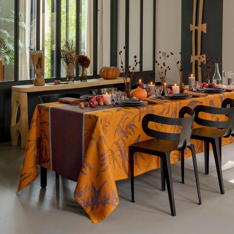 le jacquard français Nappe Volière Lin