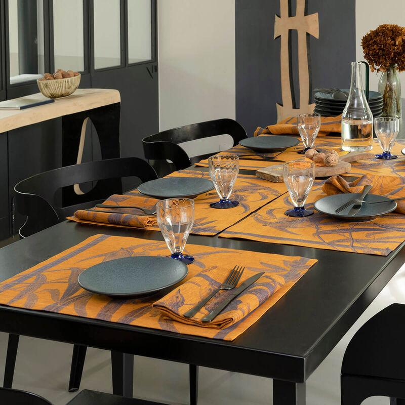 le jacquard français Set de table Volière Lin le jacquard français Set de table Volière Lin