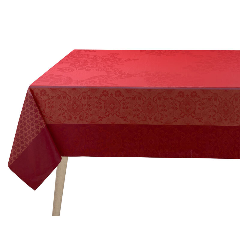 Le Jacquard Français Nappe Enduite Voyage Iconique Coton