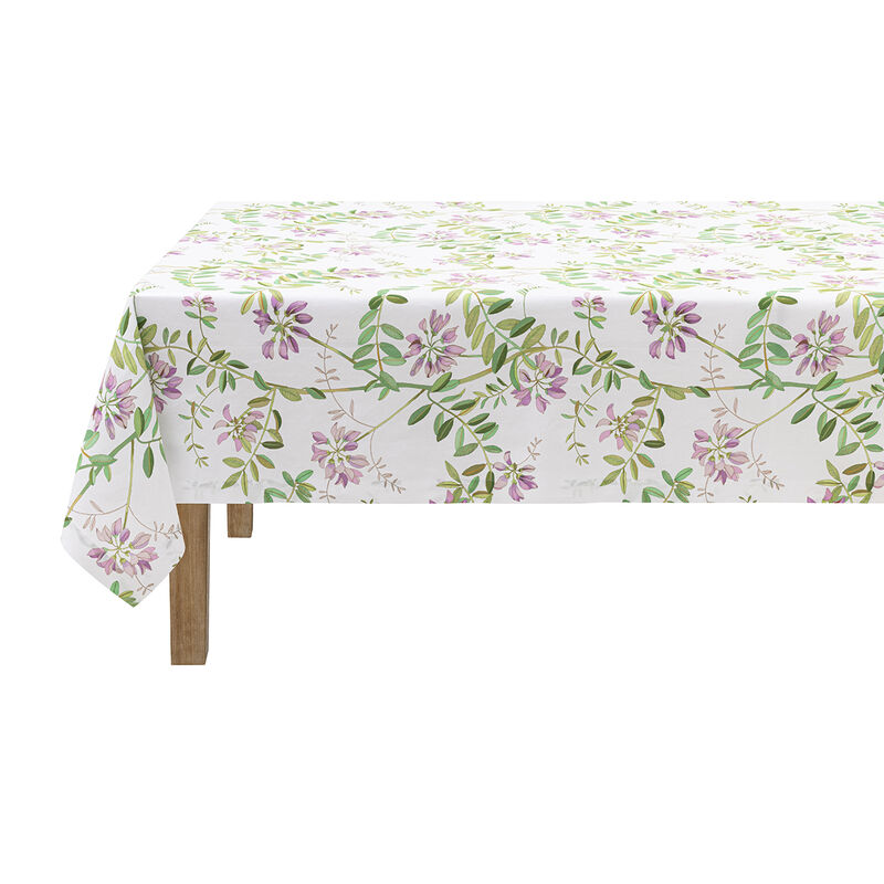 Le Jacquard Français Nappe Pois De Senteur Coton Lin