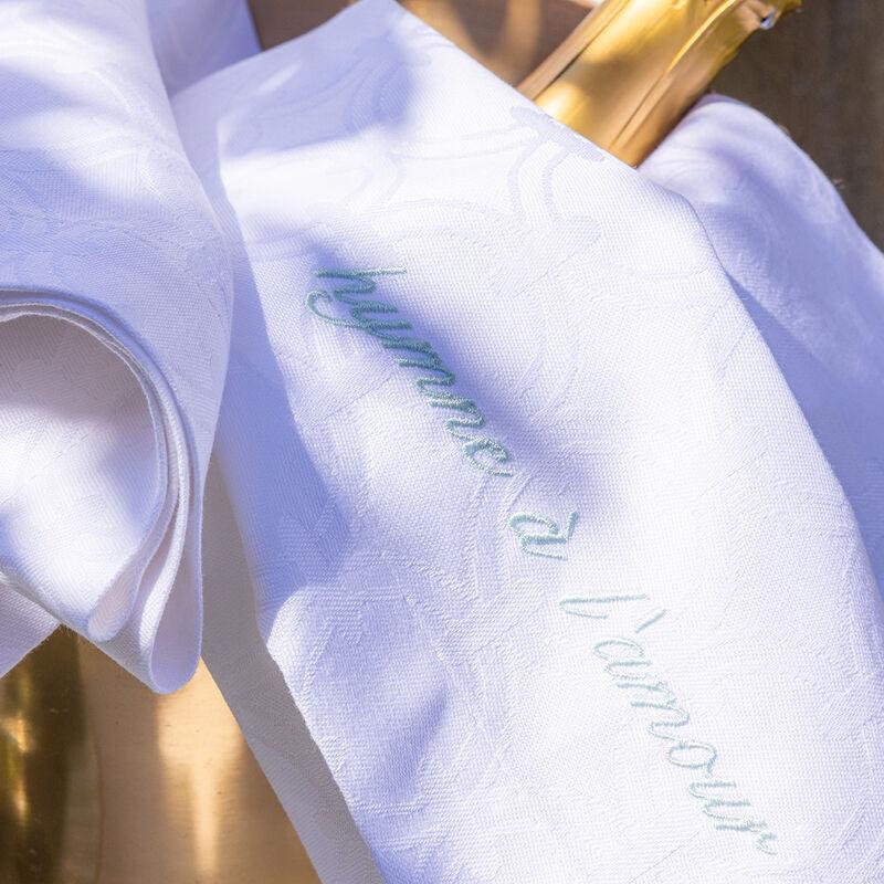 Le Jacquard Français Serviette De Table Anneaux Coton