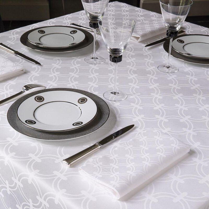 le jacquard français Serviette de table Anneaux Coton