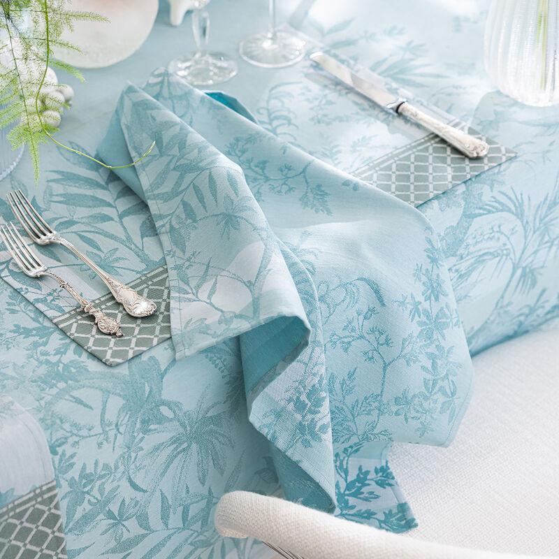 le jacquard français Serviette de table Jardin d'Eden Coton