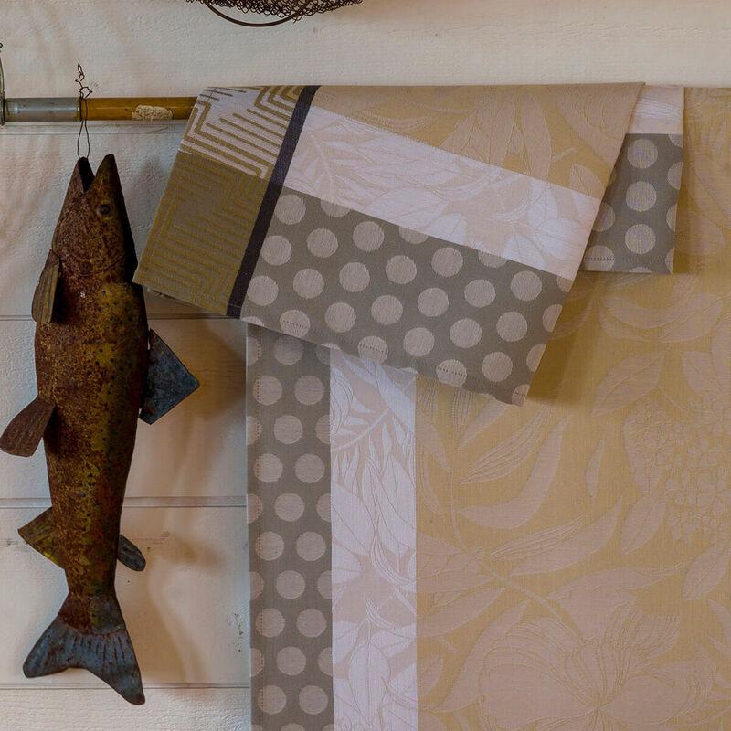 le jacquard français Serviette de table Nature Urbaine Coton