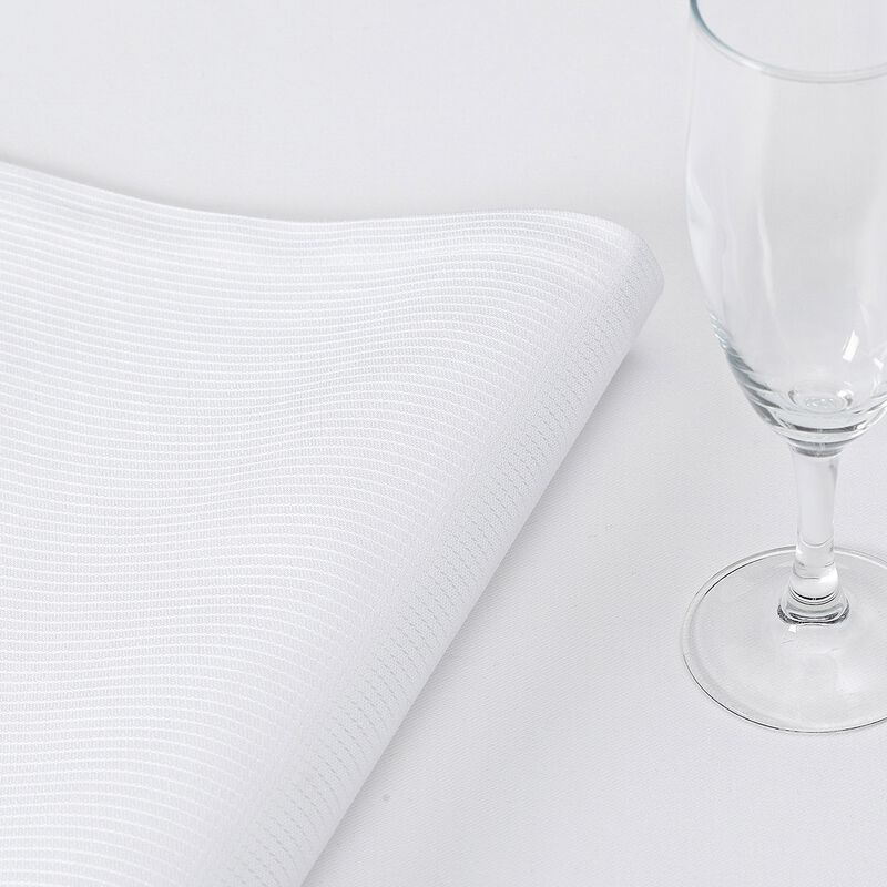 le jacquard français Serviette de table Offre White Coton