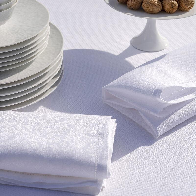 le jacquard français Serviette de table Portofino Lin