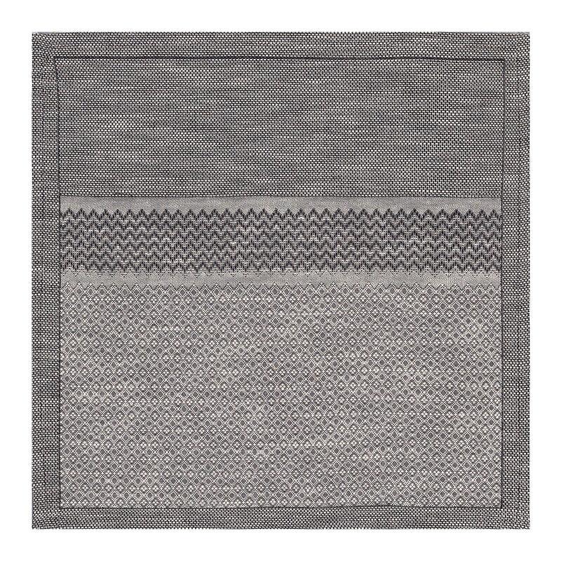 le jacquard français Serviette de table Slow Life Coton