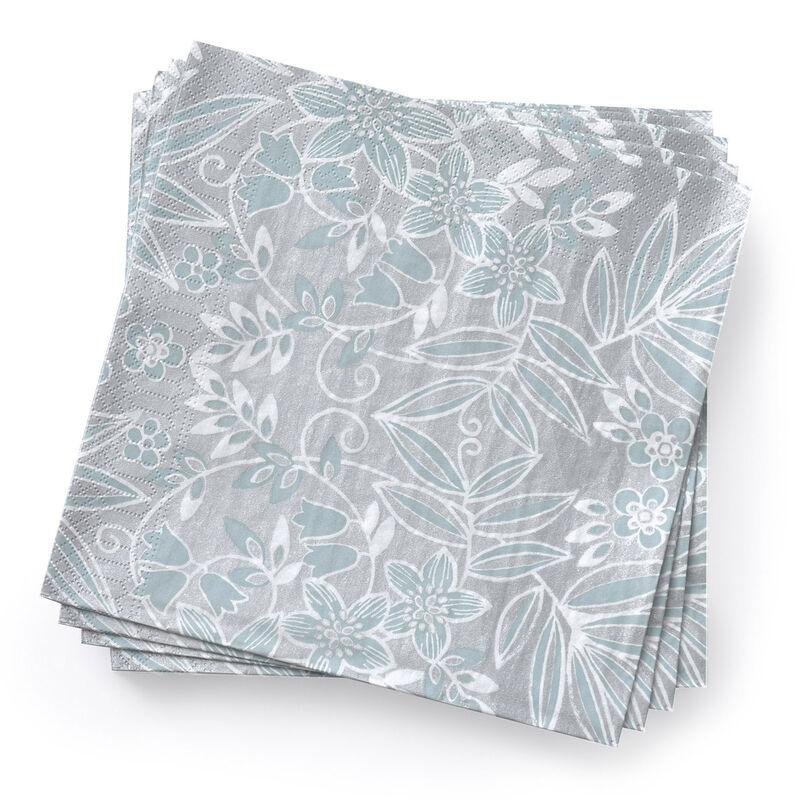 le jacquard français Serviette papier Poésie d'hiver Papier