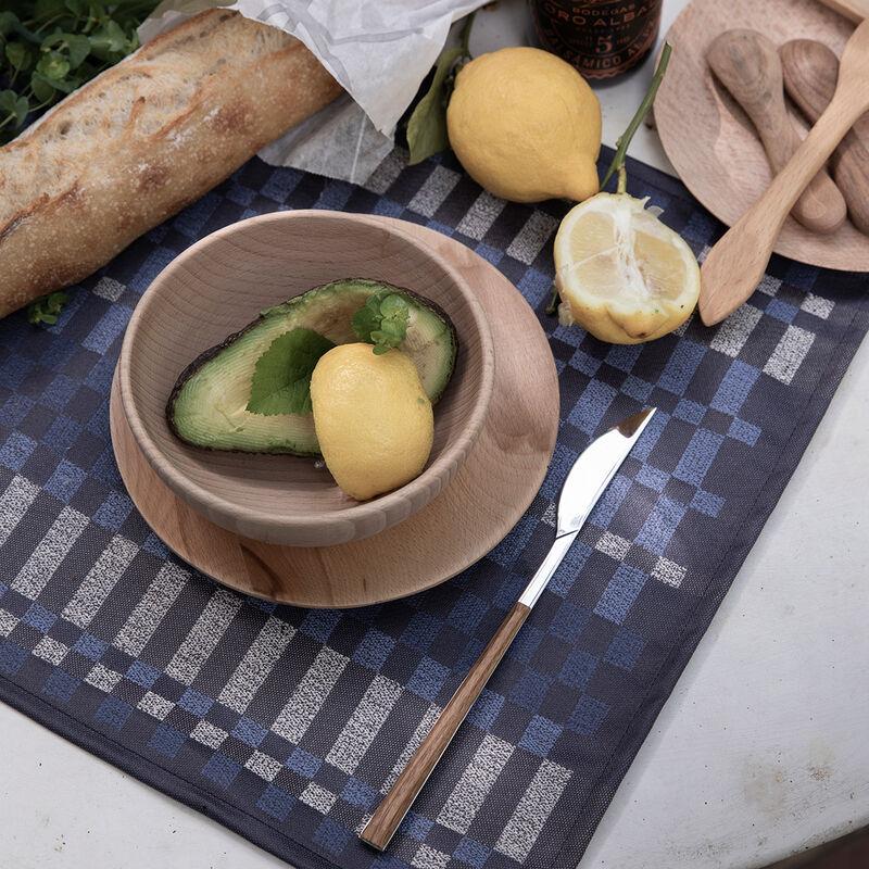 Le Jacquard Français Set De Table Enduit Origin Rythme Coton