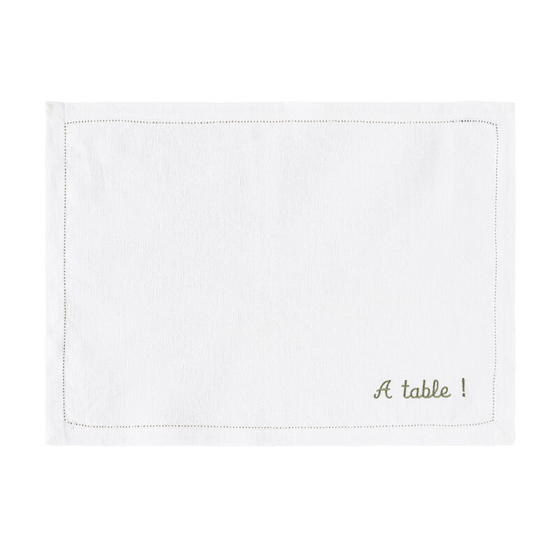 le jacquard français Set de table Portofino Fiori Lin