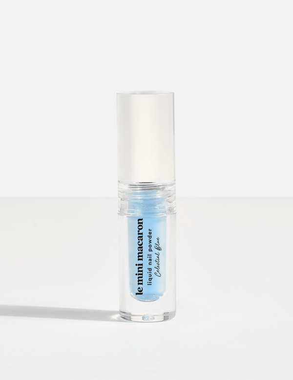 Le Mini Macaron Celestial Blue - Poudre Liquide Pour Les Ongles