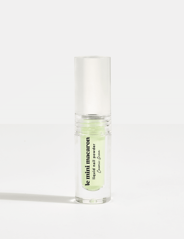 Le Mini Macaron Cosmic Green - Poudre Liquide Pour Les Ongles