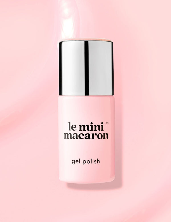 le mini macaron Crème de Pêche - Vernis Semi-permanent