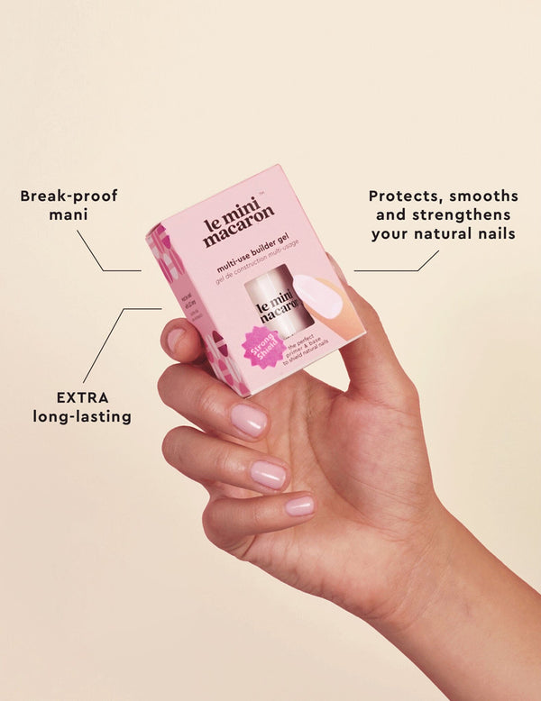 Le Mini Macaron Gel De Construction Multi-usage - Meringue