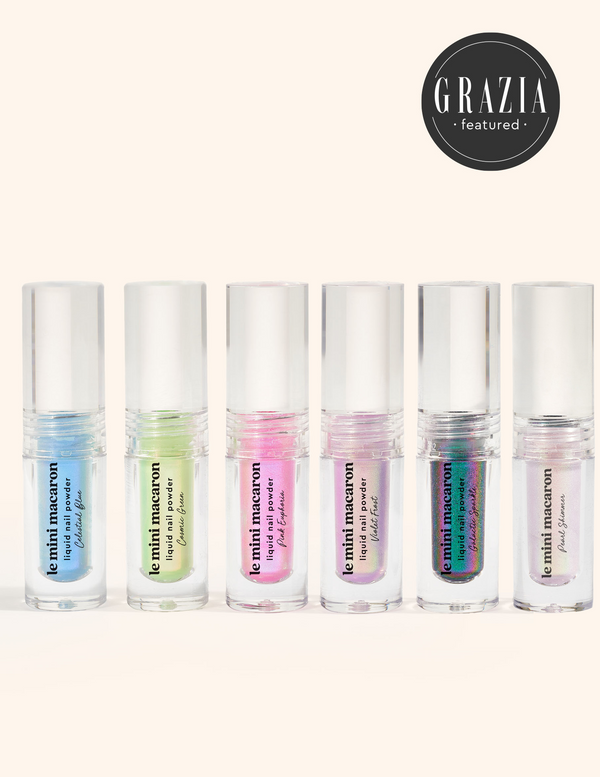 le mini macaron Pack Stardust - Poudres Liquides pour les Ongles
