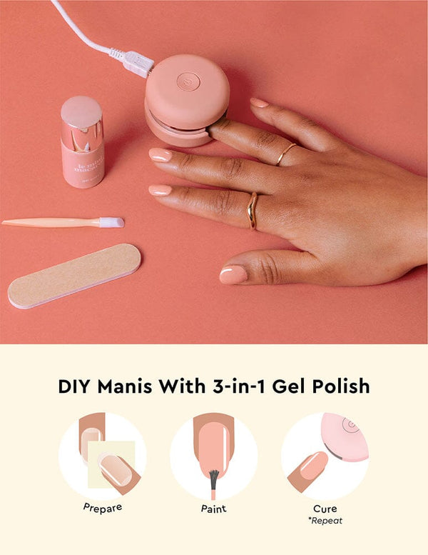 Le Mini Macaron Praline - Kit De Vernis Semi-permanent