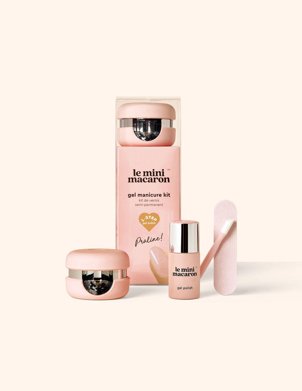 le mini macaron Praline - Kit de Vernis Semi-permanent