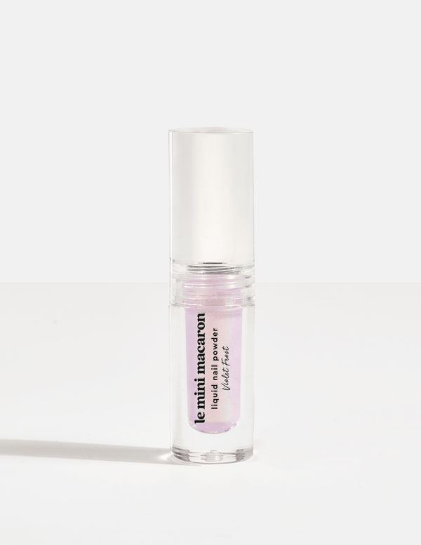 Le Mini Macaron Violet Frost - Poudre Liquide Pour Les Ongles