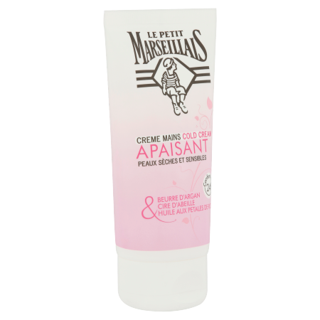 Le Petit Marseillais Crème Mains Cold Cream Apaisant Argan Cire D'Abeille & Rose