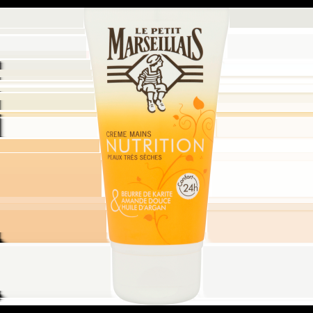 le petit marseillais Crème Mains Nutrition Karité Amande Douce & Argan