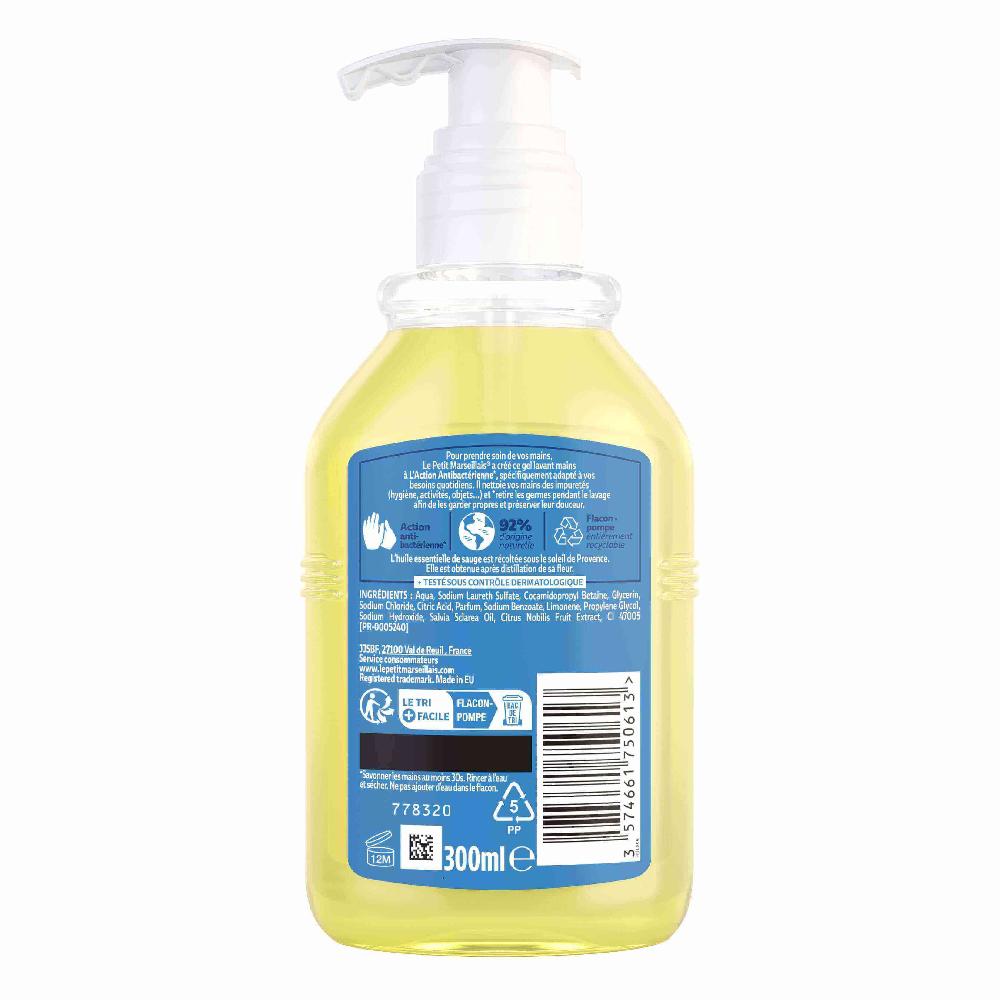 Le Petit Marseillais Gel Lavant Mains à L’Action Antibactérienne