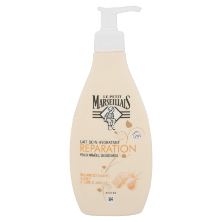 le petit marseillais Lait Corps Réparation Karité Aloès & Cire d'Abeille