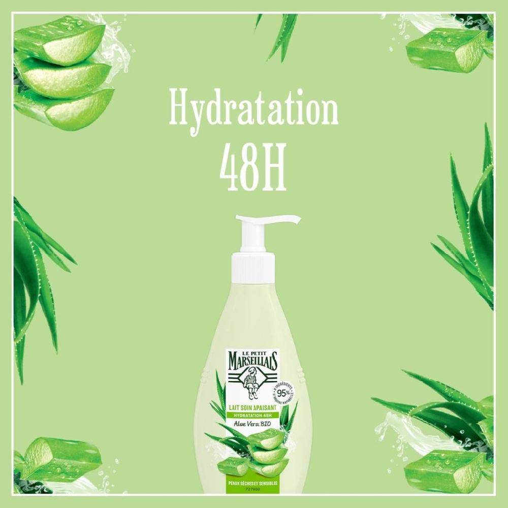 Le Petit Marseillais Lait Soin Apaisant Aloe Vera Bio