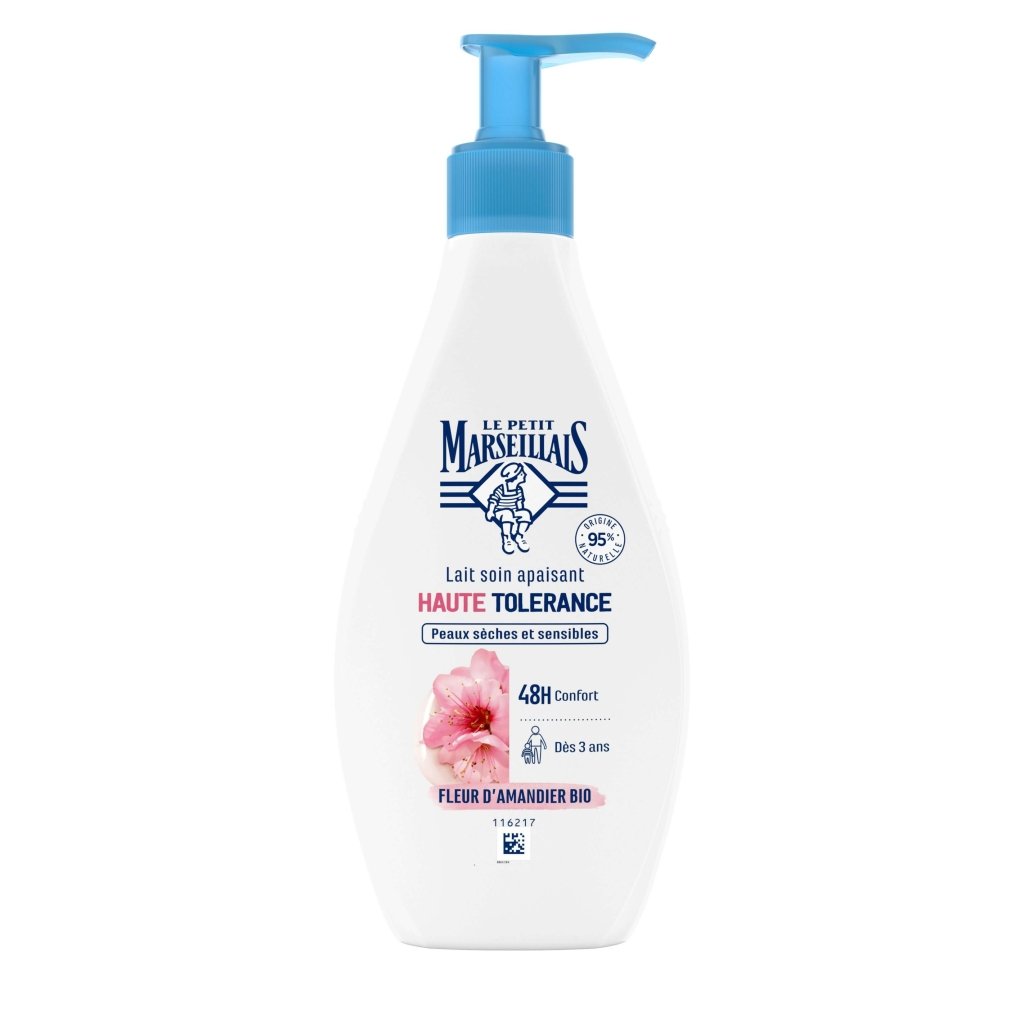 le petit marseillais Lait Soin Apaisant Haute Tolérance Fleur d’Amandier Bio