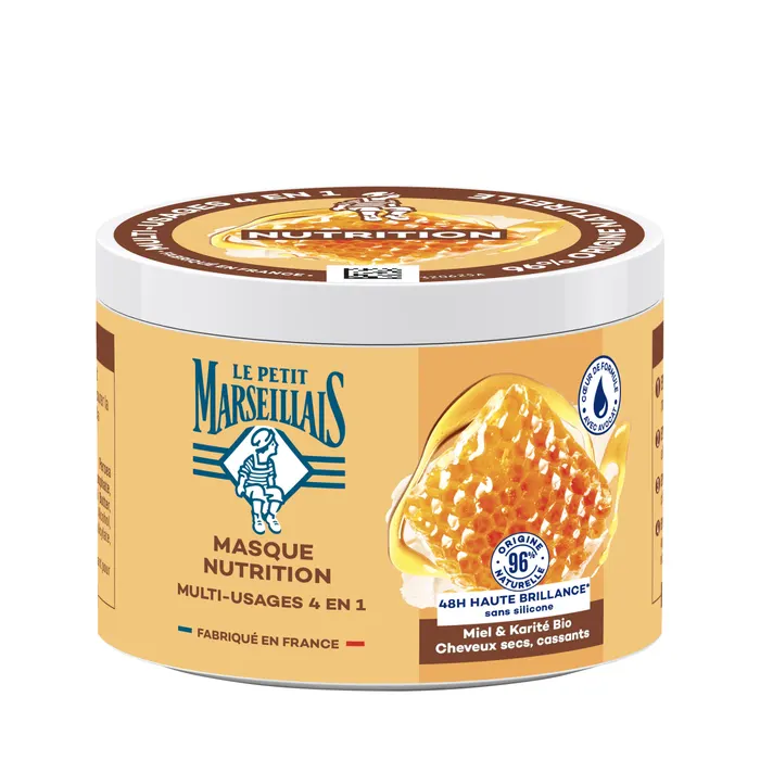 le petit marseillais Masque Nutrition Multi-Usage Cheveux secs cassants